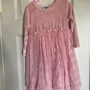 Heartstring pink dress size 4t